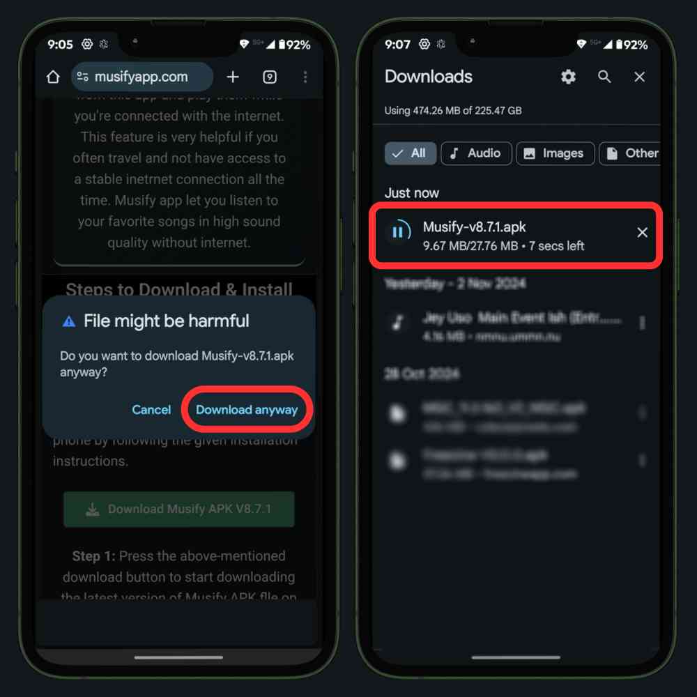 Install Musify APK 1