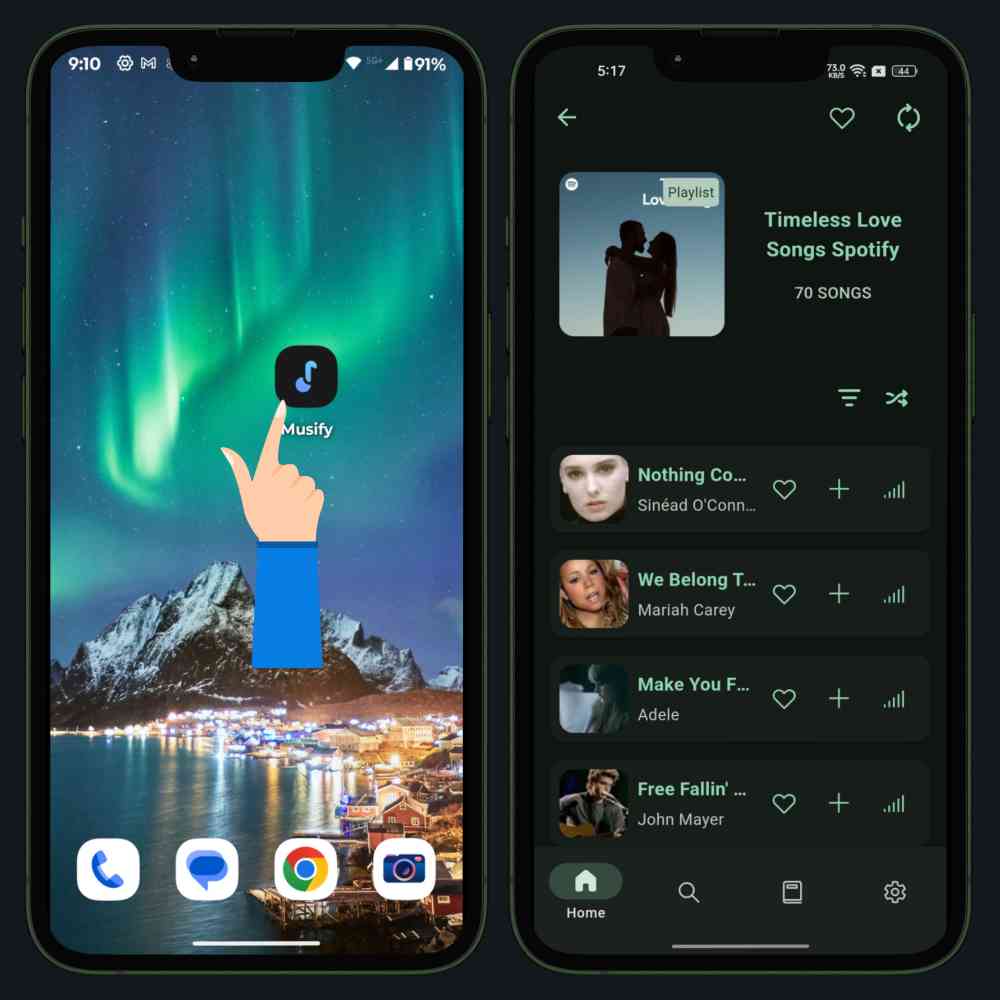 Install Musify APK 4